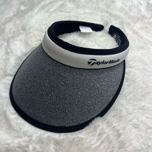TaylorMade Gray and White Golf Visor